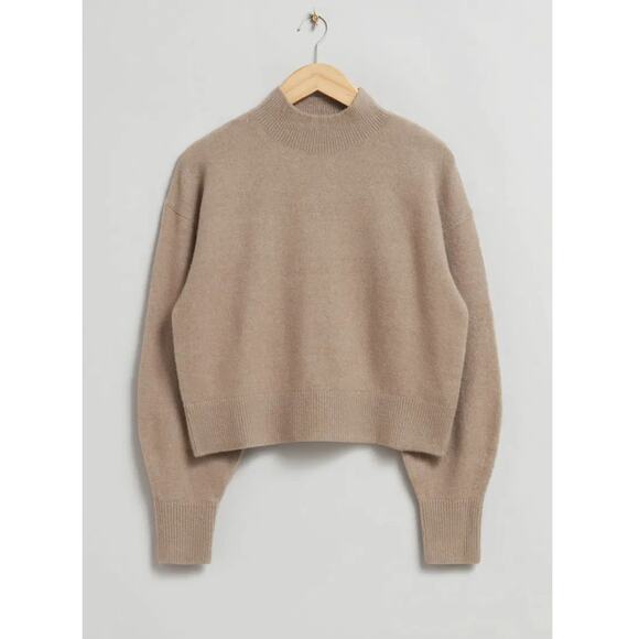 & Other Stories Mockneck Sweater - Picture 1 of 10